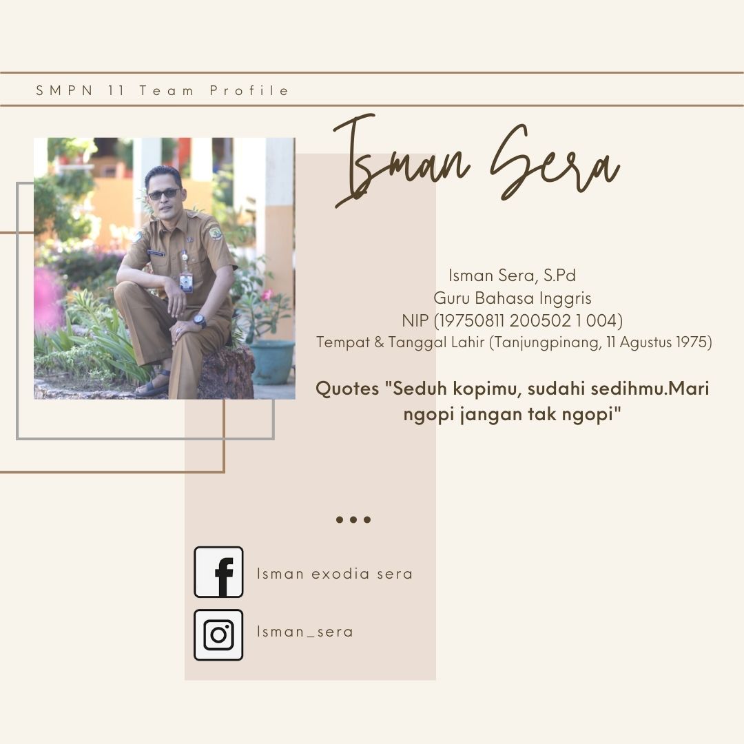 Isman Sera S.Pd