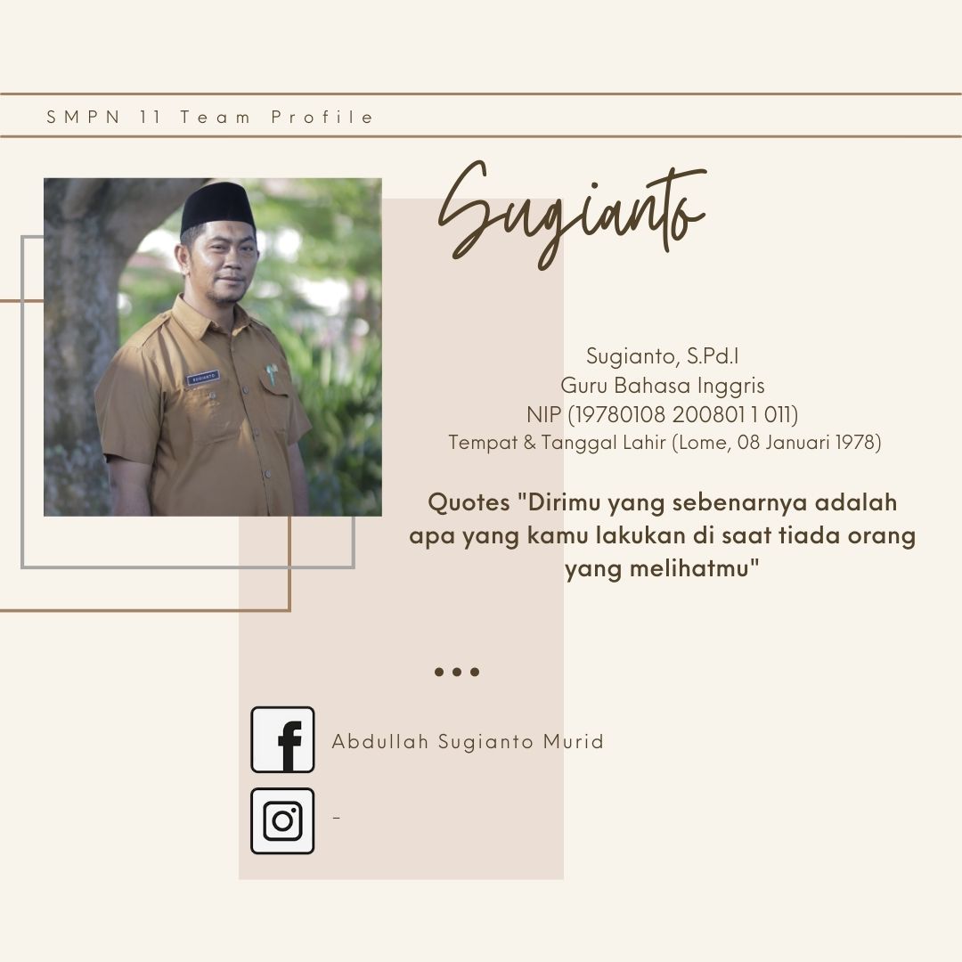 Sugianto S.Pd.I
